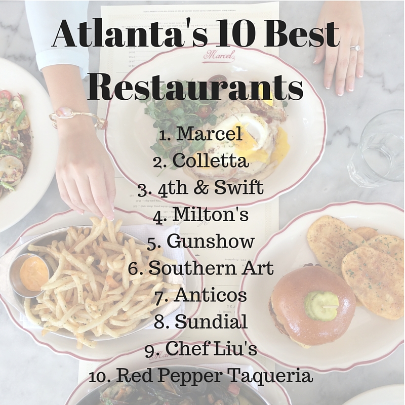 2015 Atlanta's 10 Best Restaurants - Peaches To Pearls