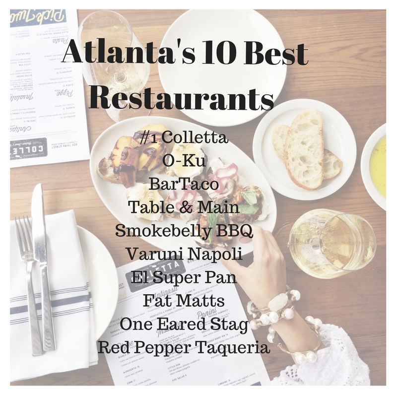 2016 Atlanta’s 10 Best Restaurants - Peaches To Pearls